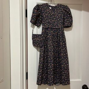 Strasburg Heirloom Dress with Matching Purse